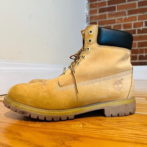 Timberlands Men’s 11.5 Suede Leather Boots 400 Gram Primaloft Nubuck Waterproof - Picture 1 of 16